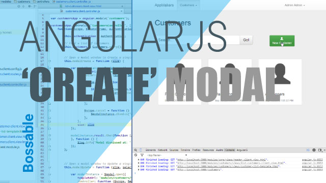 MEAN Stack – Create Customer AngularJS Modal – Day 25