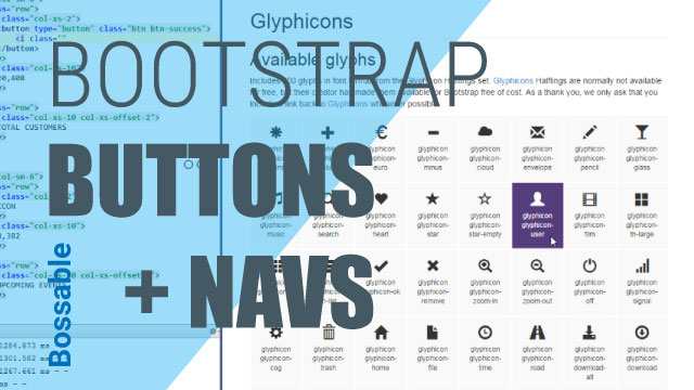 MEAN Stack – Intro to Bootstrap Buttons, Glyphicons, Navbar – Day 3