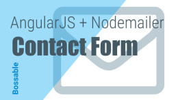 AngularJS + Nodemailer Contact Form